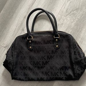 Michael Kors black logo hand bag / purse